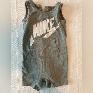 Nike Tank Romper, Gray, Size 9M